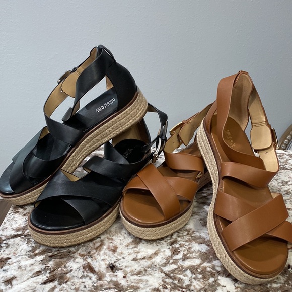 Michael Kors Shoes - MK cross ankle sandals